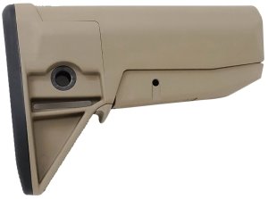 BCM GFSMOD0FDE Gunfighter Mod 0 Stock Flat Dark Earth AR-15 Polymer