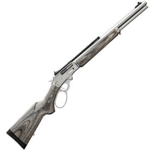 Marlin 70478 1895 Big Loop 45-70 Gov 6+1 19" Polished Stainless Gray Laminate Rifle