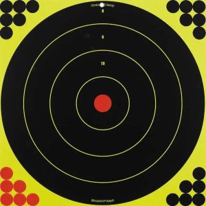Birchwood Casey 34185 Shoot-N-C Self-Adhesive 17.25" Bullseye 5 Pack