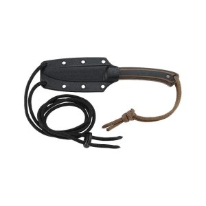 CRKT Biwa 3.02" Brown/Black G10 Fixed Blade Knife