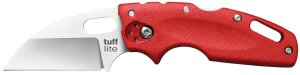 Cold Steel CS20LTR Tuff Lite 2.5" AUS-8A Blade Red Griv-Ex Handle