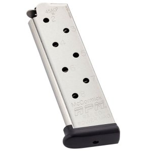 Chip McCormick 1911 Railed Power Magazine 45 AUTO 8 Round Stainless