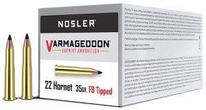 Nosler Varmageddon 22 Hornet 35 Grain Flat Base Tipped 3000 fps