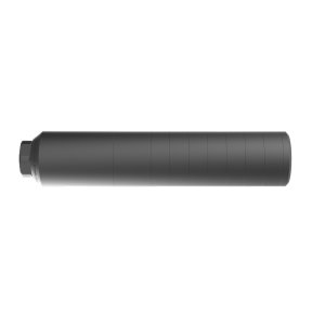 Gunwerks 8IGHT TI Suppressor, 30 Cal (7.62mm), 8.30 in L, Tungsten Cerakote Titanium, 5/8 in-24 tpi & 1/2 in-28 tpi, AYQ0081TI