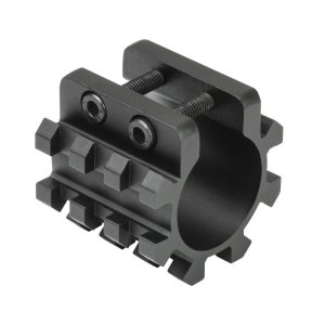 NcSTAR Tri-Rail 12ga Shotgun Weaver-Style Mount for 1 Mag Tube