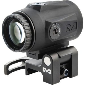 Mepro Light 8016000100 MMX3 Micro Magnifier 3x Quick Flip-Mount Black