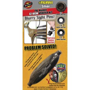 Specialty Archery PXLHVK4 EZ-View Verifier Kit No. 4 Silver 3 Apertures