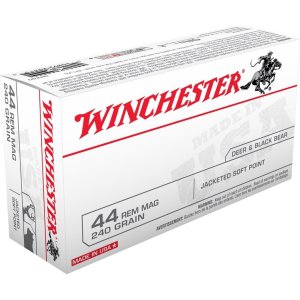 Winchester Ammo 44 MAG Usa 240gr Jsp Q4240 Rem 240