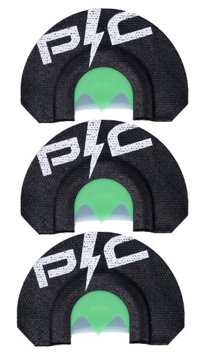 Power Calls 24251 Diaphragm Turkey Call Black/Green Bat Wing Cut