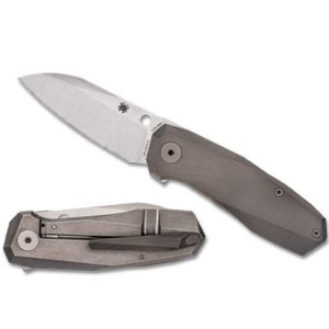 Spyderco C158TIP3 Techno 3 Titanium Knife CTS-XHP Blade