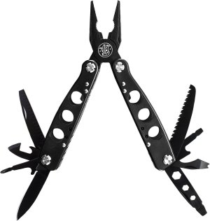 SWK SWMT1CP 282 Stainless Multi Tool 14 Tools with Case Black
