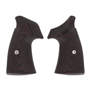 VZ Grips NF-TD-C-SQ S&W N-Frame Tac Diamond Square Butt Black Cherry