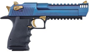 Magnum Research DE50L6CBG Desert Eagle L6 50 AE 6" Carbo Blue PVD Pistol
