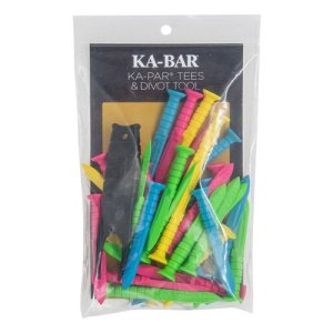 Ka-Bar KA-PAR Golf Essentials 9936 36 Nylon Tees & Divot Tool