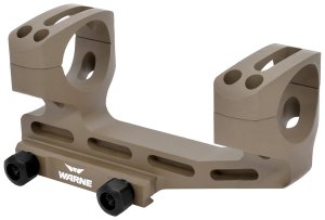 Warne X-SKEL 30mm Super High Scope Mount 1.9" Cantilever Dark Earth