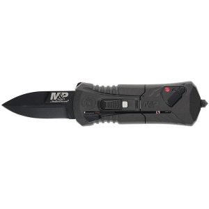 Smith & Wesson M&P Compact OTF Folding Knife 1-9/10 Spear Point Blade Grey