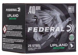 Federal Premium USH410 Upland Steel 410 Gauge 3" 3/8oz #7.5 25rd Box