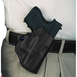 DeSantis Mini Scabbard Right-Hand OWB Leather Holster Black