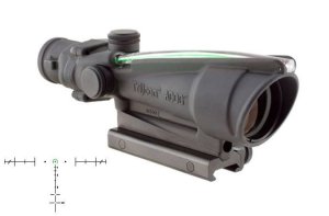 Trijicon ACOG 100156 3.5x35mm Green Horseshoe .223 BDC Reticle Black
