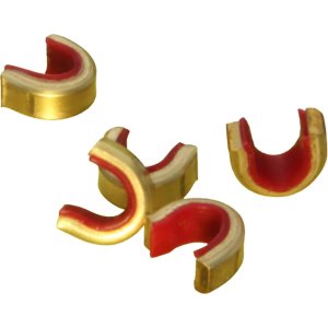 Saunders Brass Nok Set 16-18 Strand Red 100 Pack
