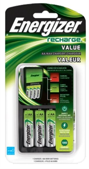 Energizer Holdings, Inc. Value Battery Charger CHVCMWB-4 AA/AAA