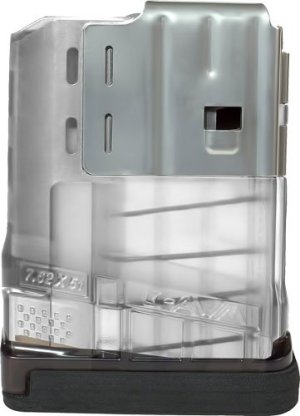 Lancer L7AWM L705CLR 7.62x51 5-Round Translucent Magazine