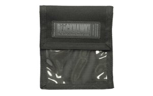 Blackhawk Neck ID Badge Pen Holder Dual-Pocket Lanyard Black