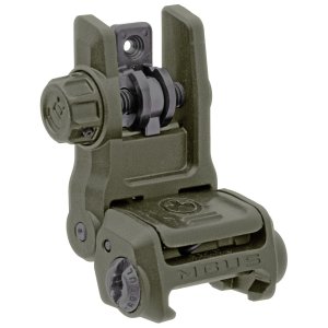Magpul MAG1167-ODG MBUS 3 Rear Sight OD Green, Polymer, AR-Height