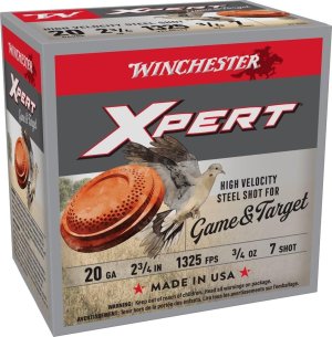 Winchester WE20GT7 20 Gauge 2.75 in 3/4 oz #7 Steel Shot 25 Rounds