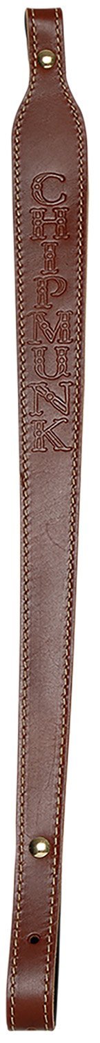 Chipmunk 80021 Adjustable Brown Leather Rifle Sling