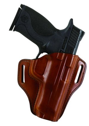 Bianchi 23948 57 Remedy OWB Tan Leather Belt Slide Holster for Glock 42