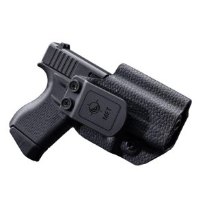 Mission First Tactical Hybrid Holster Glock 43/43X Black Leather
