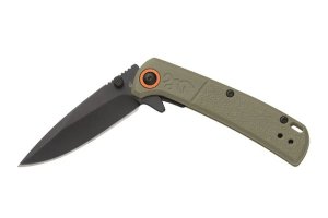 BRN SLIM FLDR 2.75" DRP PNT KNF GRN