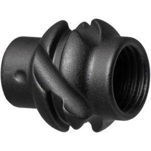 Specialty Archery 095784880016 Podium Peep Black, Machined Aluminum, Dual Grooves