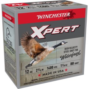 Winchester WEX12HBB 12 Gauge 2.75 in 1.125 oz BB Steel Shot 25 Rounds