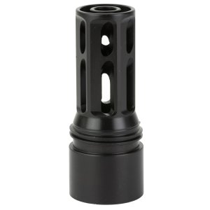 Huxwrx 1858 Flash Hider-QD 7.62mm M26x1.5 LH Black Steel 2.3"