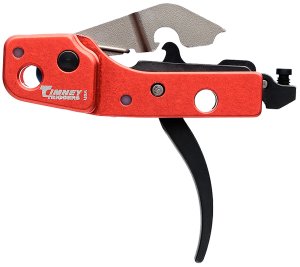 Timney Triggers AK47 Single Stage Trigger Curved Anodized Red