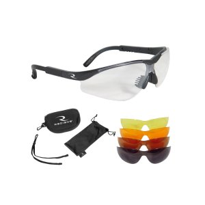 Radians T85RC Shooting Glass Kit Polycarbonate Black Frame 5 Lenses