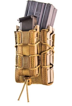 High Speed Gear 112RP0CB TACO X2RP Triple Mag Pouch Coyote Brown Nylon