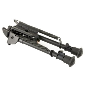 Harris S-LM Bipod 9-13 In Notched Legs Swivel Rubber Feet