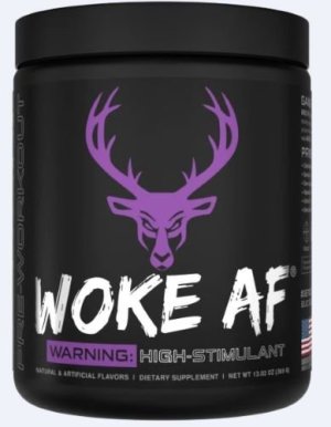 Bucked Up 1024104 Woke AF Grape Gainz Pre Workout 30 Servings