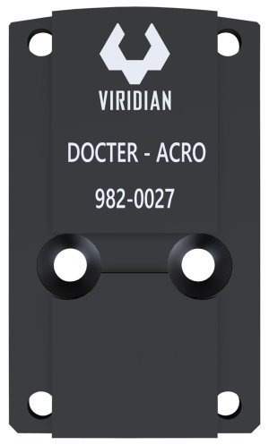 Viridian 9820027 RFX45 Docter Mounting Adapter Black Anodized Aluminum