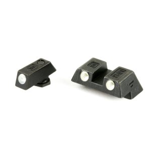 Glock G42 G43 Steel Night Sights 6.1MM Green Dot Rear Position