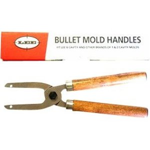 Lee Precision 90005 Commercial Mold Handles Steel with Wood Grip