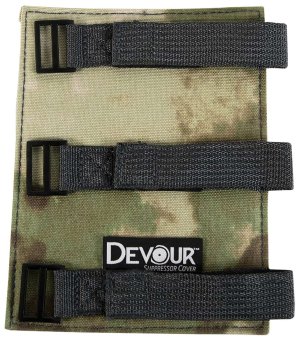 Banish 6199 Devour 9" Gray Suppressor Cover, Heat-Resistant, Non-Slip