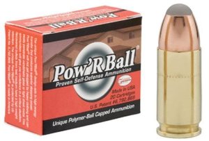 Glaser PB0910020 9mm Luger +P 100gr Pow'RBall Ammo 20rd Box