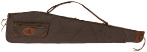 Browning Lona 48 In Canvas Leather Scoped Rifle Case 6.0 Quilted