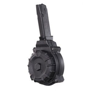 Pro Mag DRM-A52 Springfield XD 9mm 50-Round Black Polymer Drum Magazine