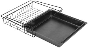 Lockdown 222155 Vault Drawer Black Metal 11.5"x12"x2" Storage Solution