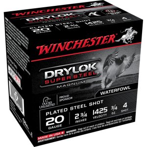 Winchester XS204 20 Gauge 2.75 in 3/4 oz #4 Shot 1425 fps 25 Rounds